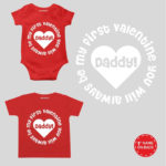 valentines baby clothes