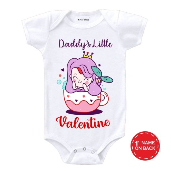 Daddy’s Little Valentine-girl Baby Onesie