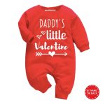 Daddys little valentine jumpsuit