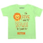 Five and i’ll roar Toddler wear