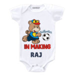 Footballer in making Baby Clothes