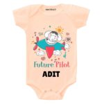 Future Pilot Baby onesie