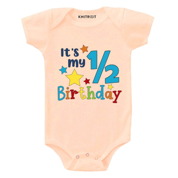 Half Birthday-star Baby wear