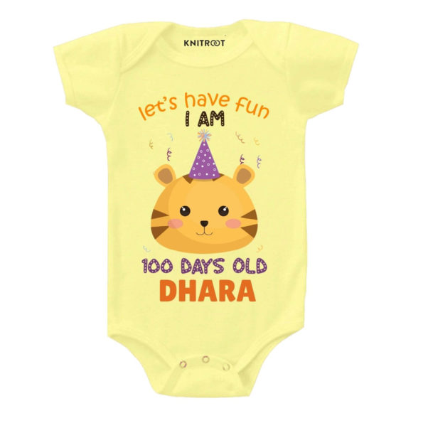 Have Fun 100 days old Baby Wear