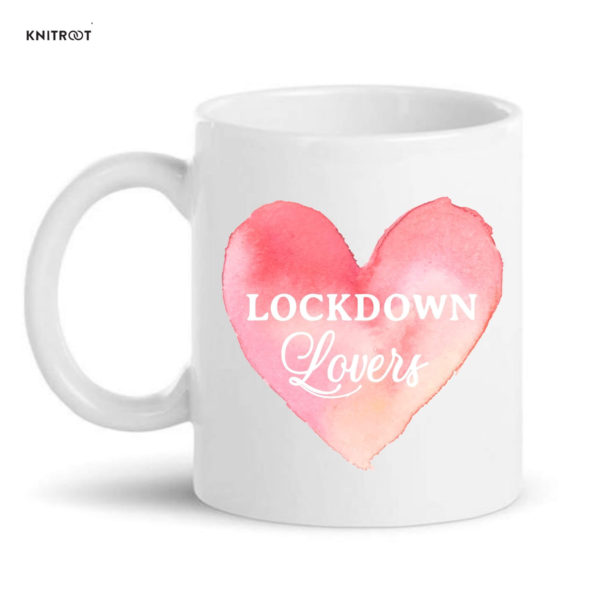Lockdown lovers Valentine Mug