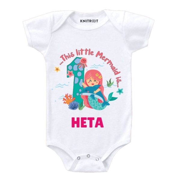 Mermaid is 1 Personalize Toddler wear
