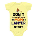 My Mom is lawyer Baby outfit