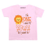 One and i’ll roar Birthday Toddler wear