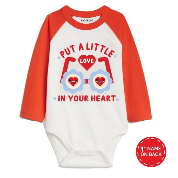 Put a little love in your heart baby clothes