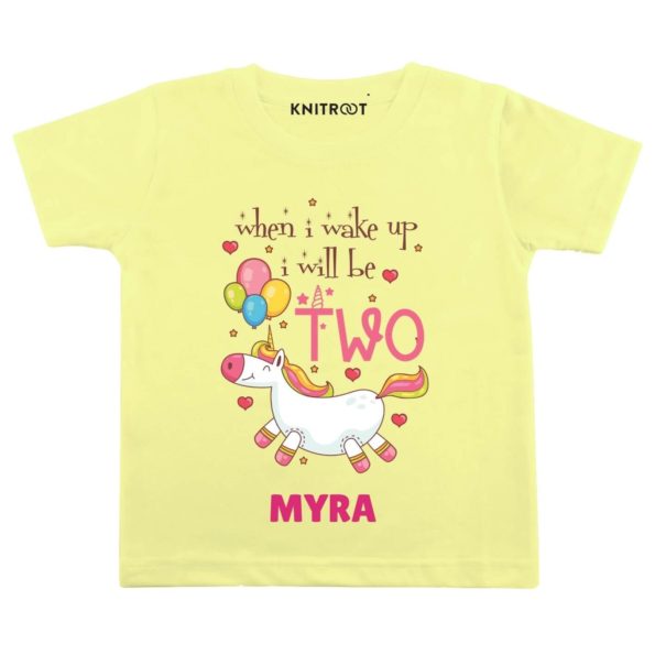 Wake up be two Toddler outfit
