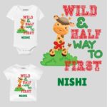Wild and half way Baby Outfit
