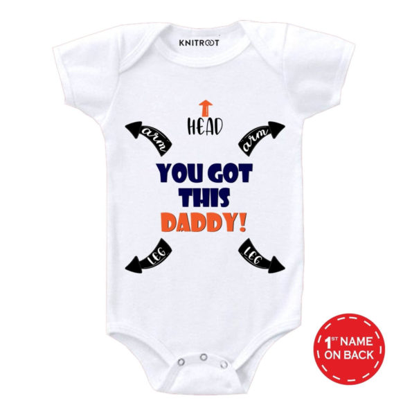 You Got this Daddy Baby Romper