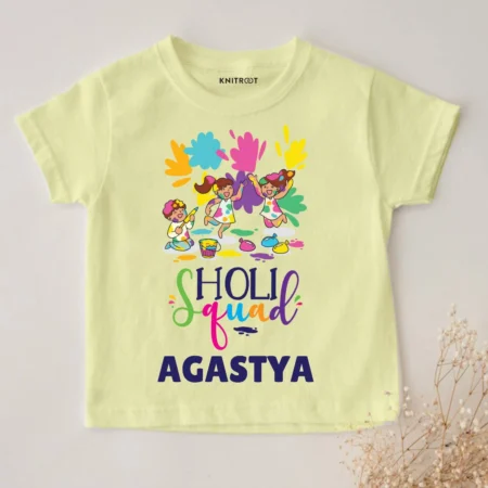 Holi Squad Personalized Baby Onesie