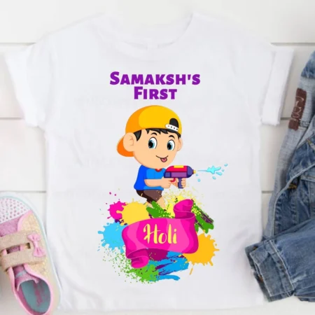 my first holi t shirt for baby