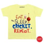 Eat Sleep Cricket Baby wear