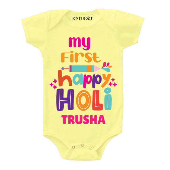 First Happy Holi Kids Outfit