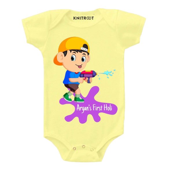 First holi-Boy Kids Outfit