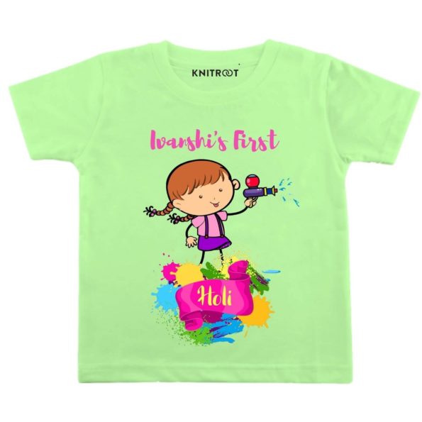 First holi-girl Kids Outfit