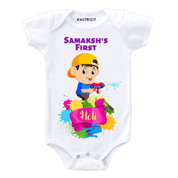 First holi-name top Kids Outfit