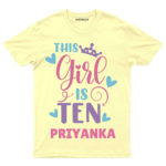 Girl is 10 Kids T-shirt