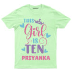 Girl is 10 Kids T-shirt