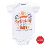 Happy Daddy Birthday Baby Outfit