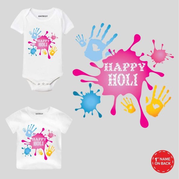 Happy Holi-Hand Baby Clothes