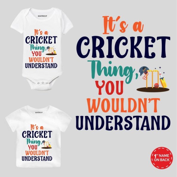 It's a Cricket Kids Outfit