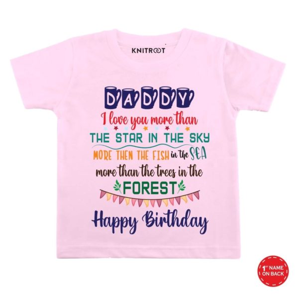 Love You Dad Birthday Baby wear