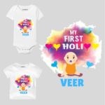 My First holi-Baby Personalized wear