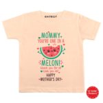 happy mothers day onesie and tees watermelon design