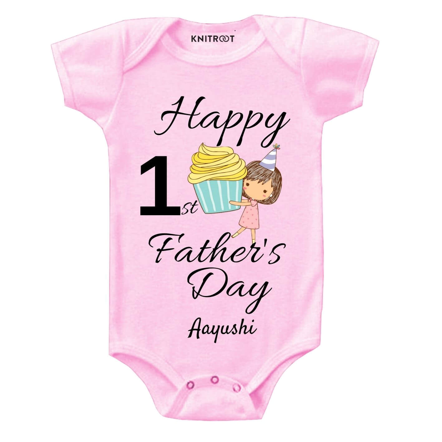 Happy 1st father's day-cupcake