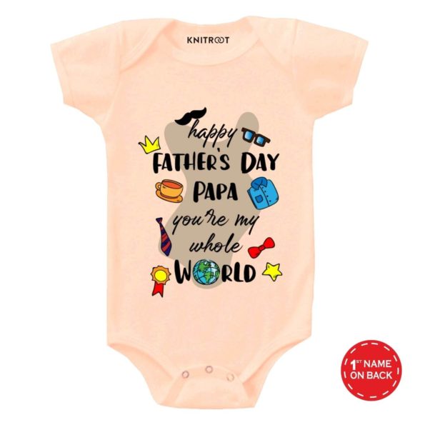 Happy Father’s day papa baby wear