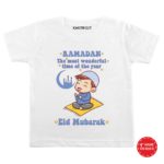 eid mubarak time of the year white romper tshirt