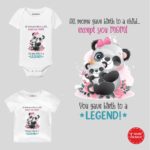 happy mothers day onesie and tees black teddy design