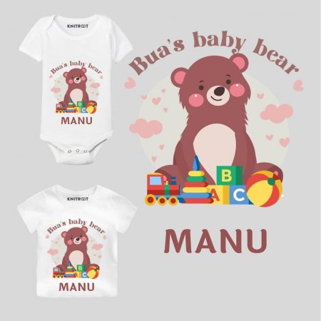 Bua's bear Baby Outfit