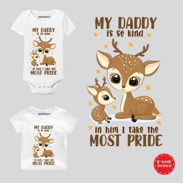Daddy so kind Baby Outfit