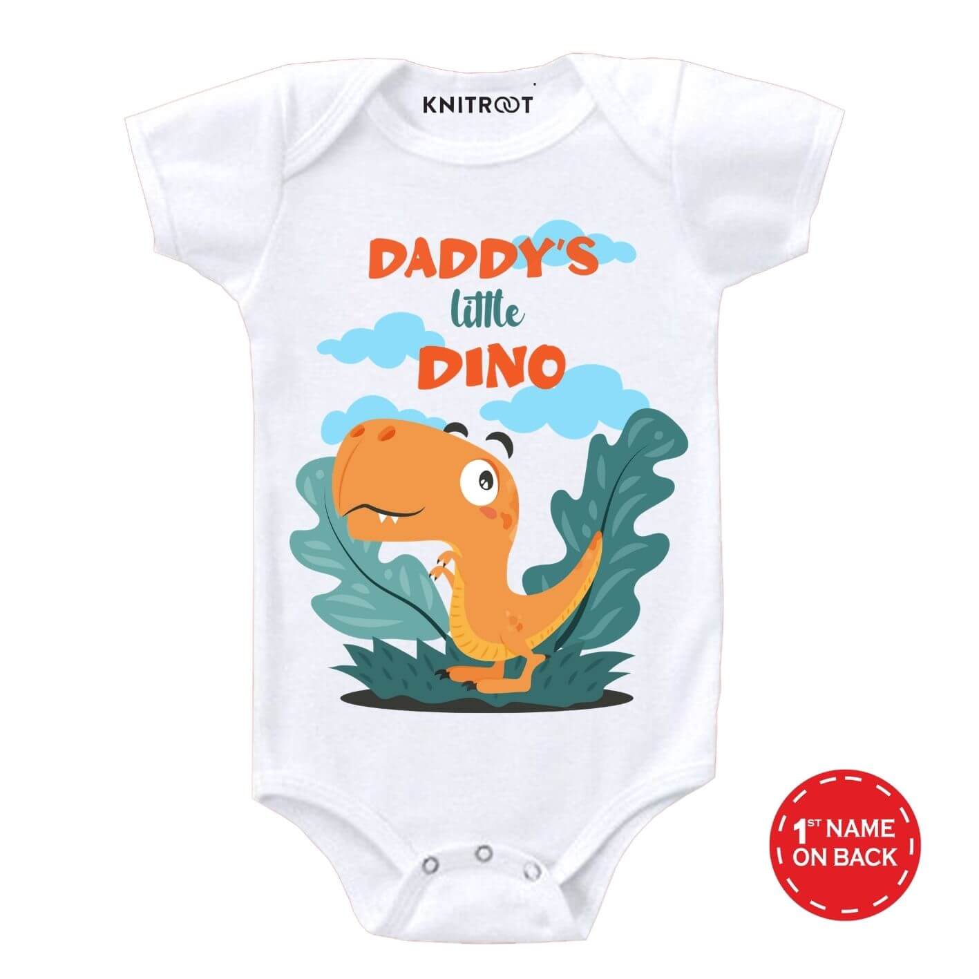 MARBLE SETTER BODY SUIT PERSONALISED DADDYS LITTLE BABY GROW GIFT 