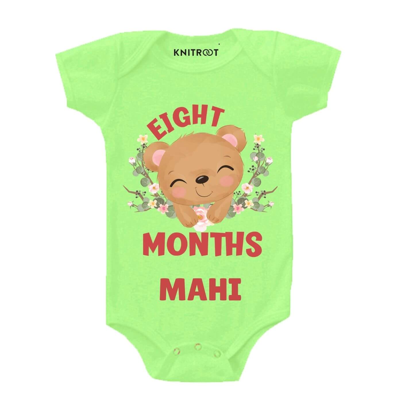 8 Month Baby Birthday Outfit Customized Baby Clothes Knitroot