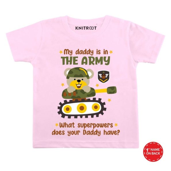 Daddy is in Army Kids Outfit