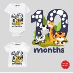 Three Animal Theme 10 Month Birthday
