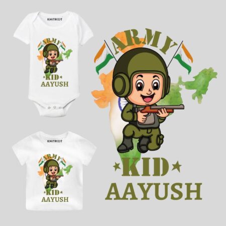 Army Kid Onesie & Tshirt