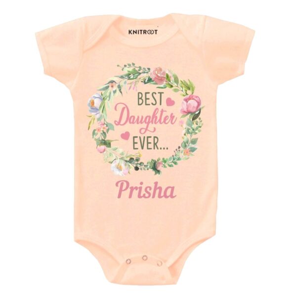 Best Daughter ever Baby Outfit