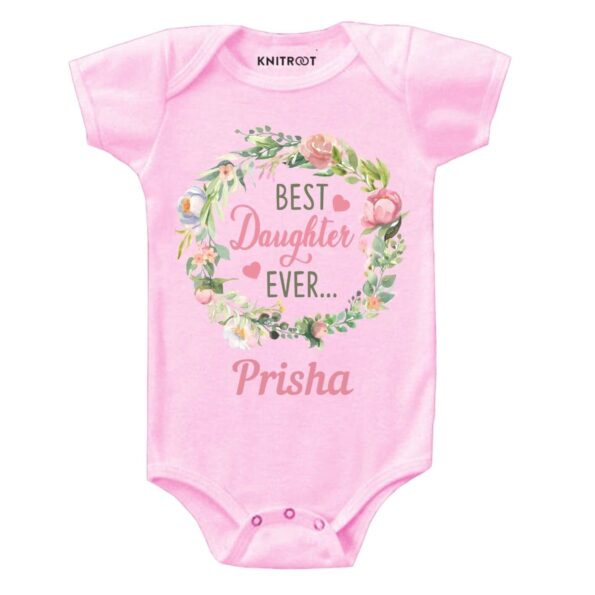 Best Daughter ever Baby Outfit