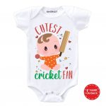 Cricket Fan Baby Outfit