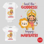 Happy Navratri Baby Outfit