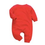 Six Months Old Jumpsuit red