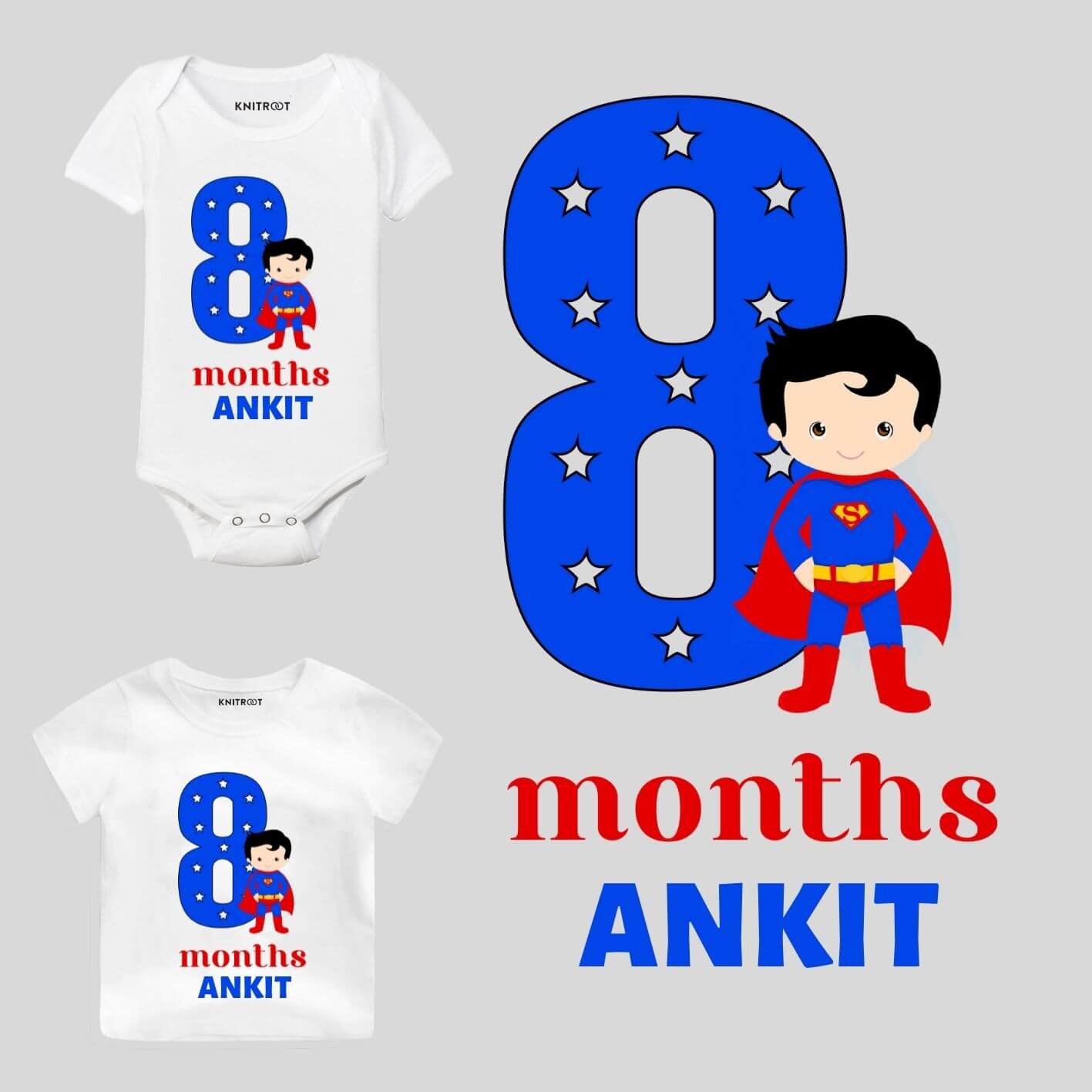 Superman 1st hot sale birthday outfit