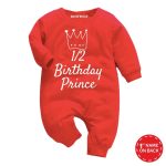 Half Birthday Prince Jumpsuit red