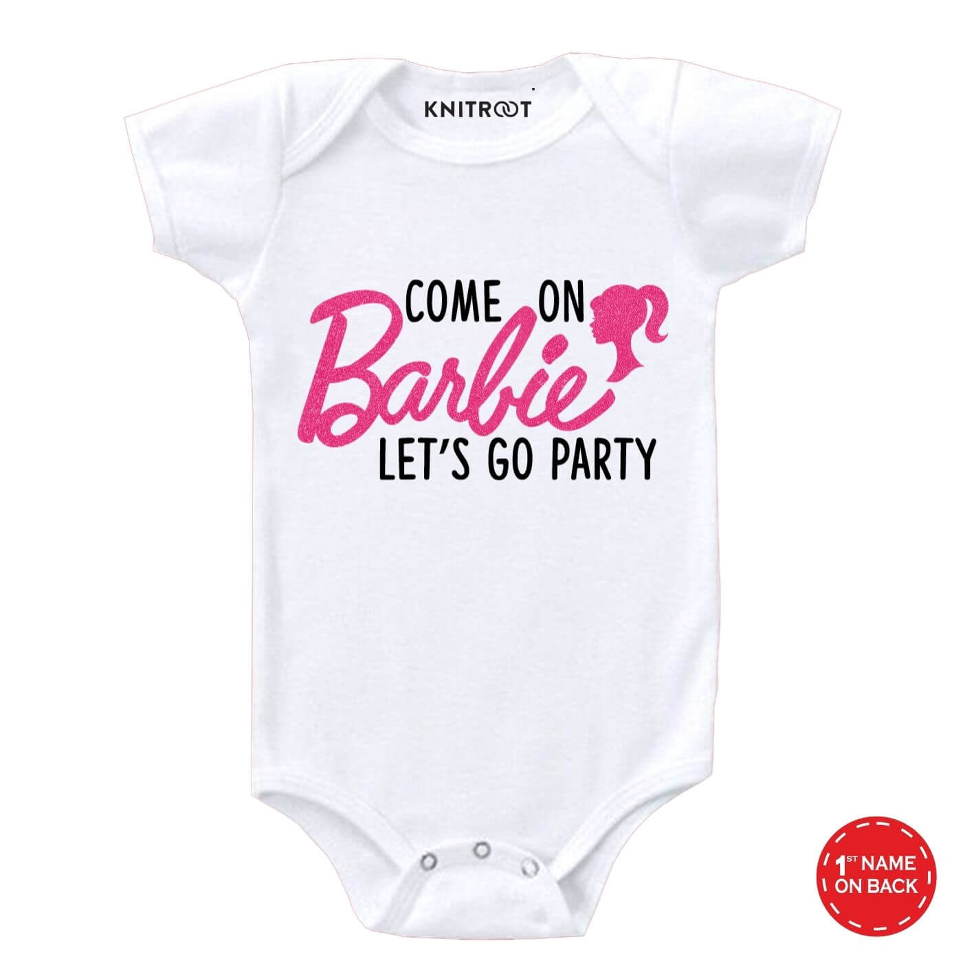 barbie baby onesie